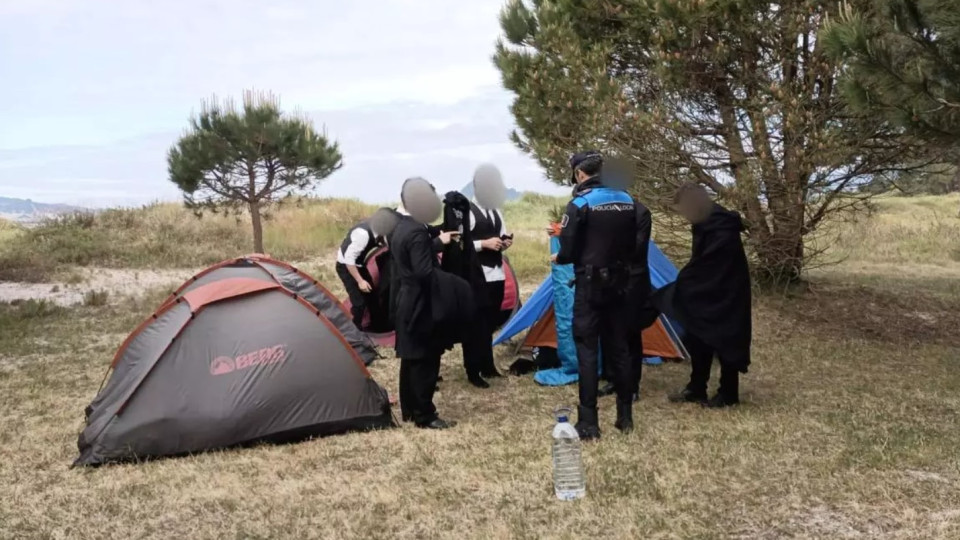 Polícia desmantela acampamento ilegal de portugueses em Espanha