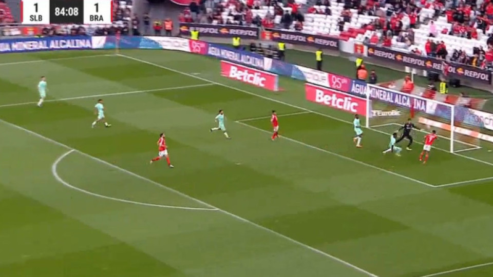 This is the goal that sealed Benfica's comeback against Sp. Braga