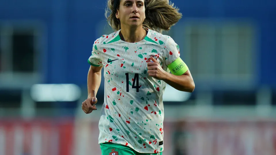 ESTORIL, PORTUGAL - FEBRUARY 21:  Dolores Silva of Portugal during the International Women's Friendly match between Portugal and Czechia at Estadio Antonio Coimbra da Mota on February 21, 2024 in Estoril, Portugal. (Photo by Gualter Fatia/Getty Images)