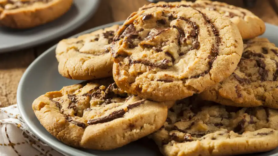 Depois de 10 minutos no forno, estas bolachas estão prontas a comer