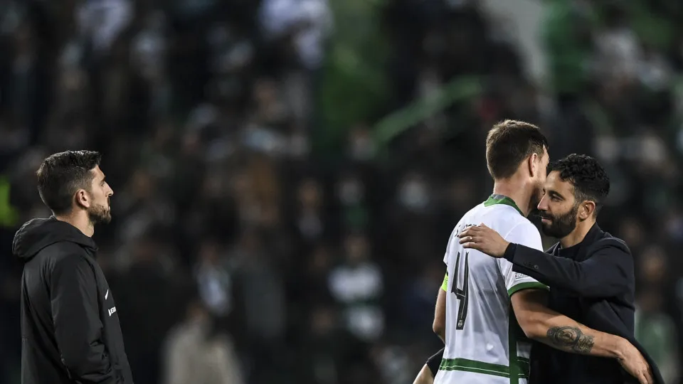 A reação de Sebastián Coates após a goleada épica do Sporting em Alvalade