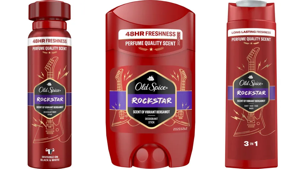 Se é fã de Old Spice, vai gostar de saber que tem novidades 'Rockstar'