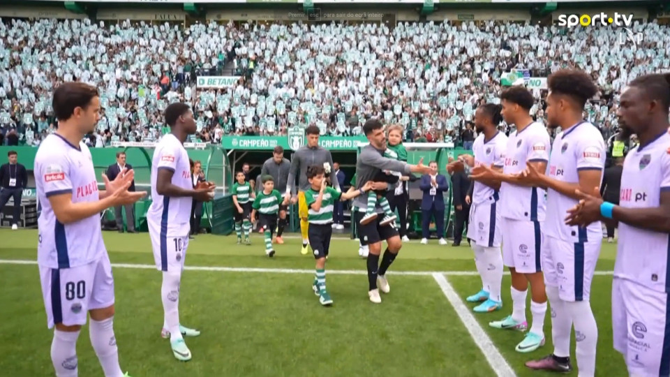 Sporting says goodbye to Alvalade with the right to a guard of honor from Chaves