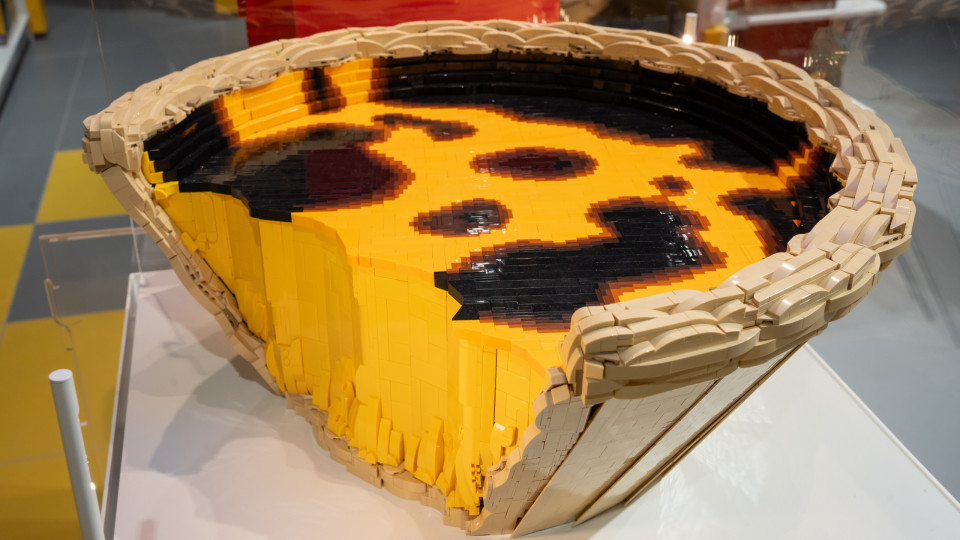 Lisboetas: Chiado receives a 12 kg pastel de nata and 11.5 thousand Lego pieces