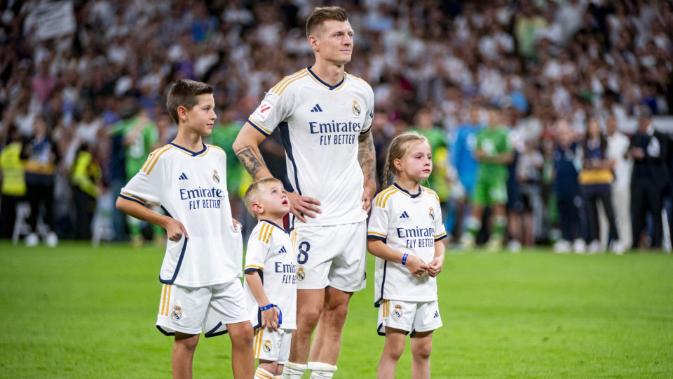 Kroos explica lágrimas no adeus: "Ver os meus filhos matou-me"