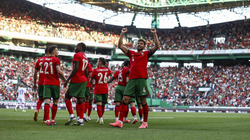 Susto deu emoção. Portugal vence Finlândia na preparação para o Euro'2024