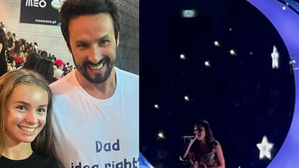 Diana Chaves e César Peixoto levam filha ao concerto de Olivia Rodrigo
