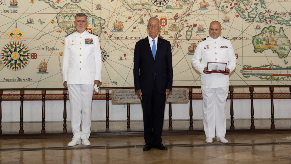 Marcelo condecora Museu da Marinha. Cerimónia contou com Gouveia e Melo