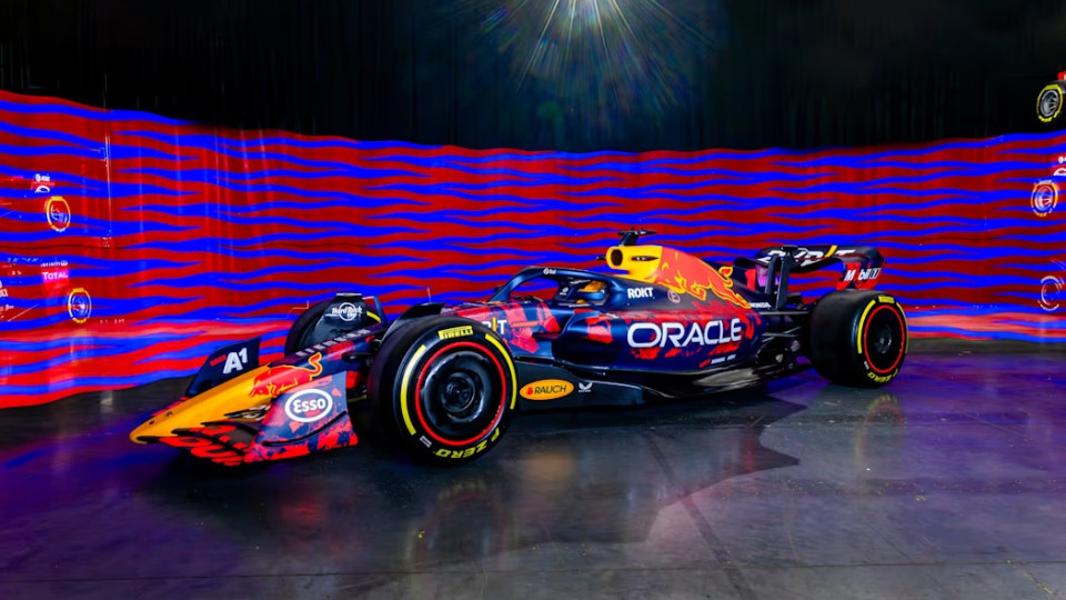 Red Bull apresenta decoração especial para o GP da Grã-Bretanha