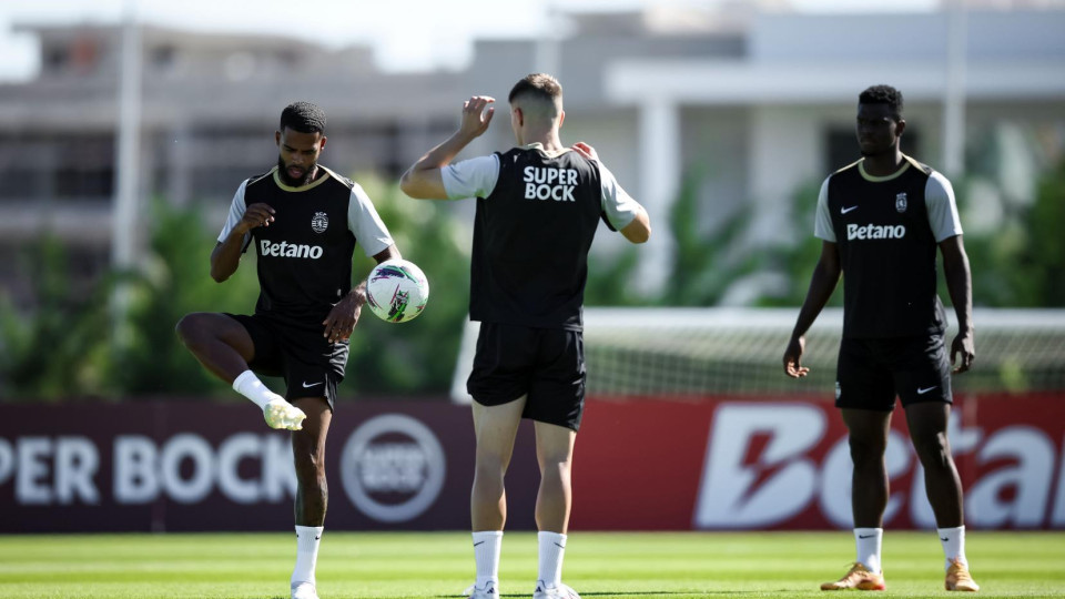 Gyokeres não subiu ao relvado no primeiro treino do Sporting no Algarve