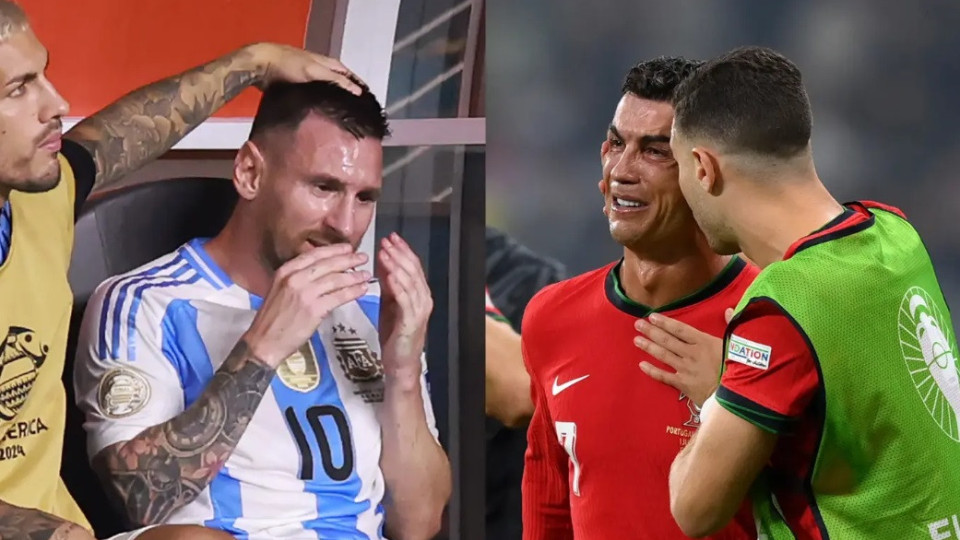 "Génios também choram". FIFA 'equipara' Cristiano Ronaldo e Lionel Messi