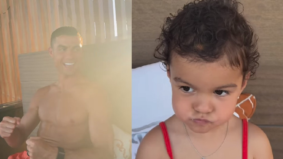 "Amo-te, papá". As palavras de Bella que deixaram CR7 'derretido'