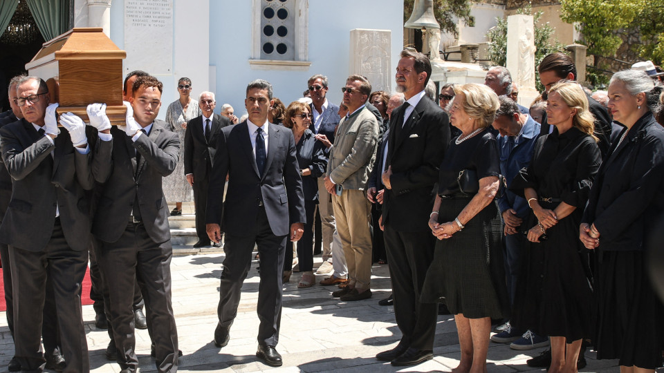 As imagens do funeral do príncipe Michael da Grécia