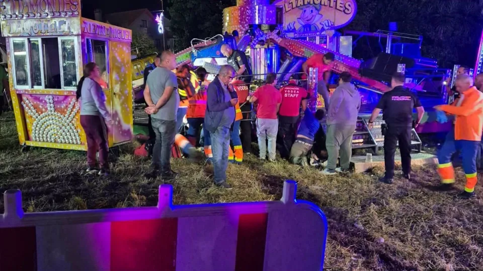 Homem morre nas festas de Vigo, após braço de carrossel se desprender