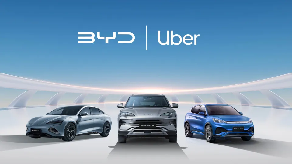 BYD e Uber têm acordo. Parceria envolve 100.000 carros