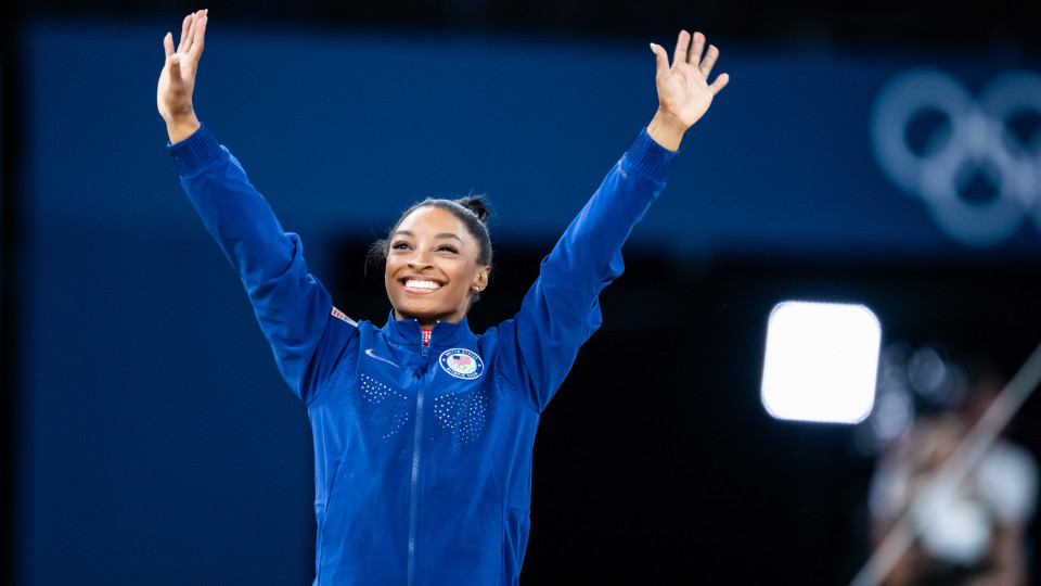 Vídeo único mostra reação de Simone Biles em criança após falhar salto