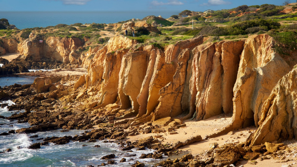 Reveladas pegadas de dinossauros com 120 milhões de anos em Albufeira