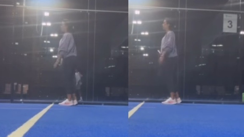 Já pela Arábia Saudita, Georgina Rodríguez mostra jogo de padel