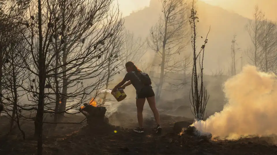 Dois mortos em incêndio florestal no sul da Grécia