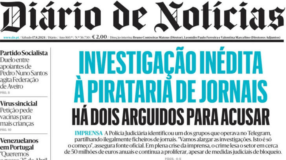 Hoje é notícia: Greve liberta suspeitos; Pirataria de jornais investigada