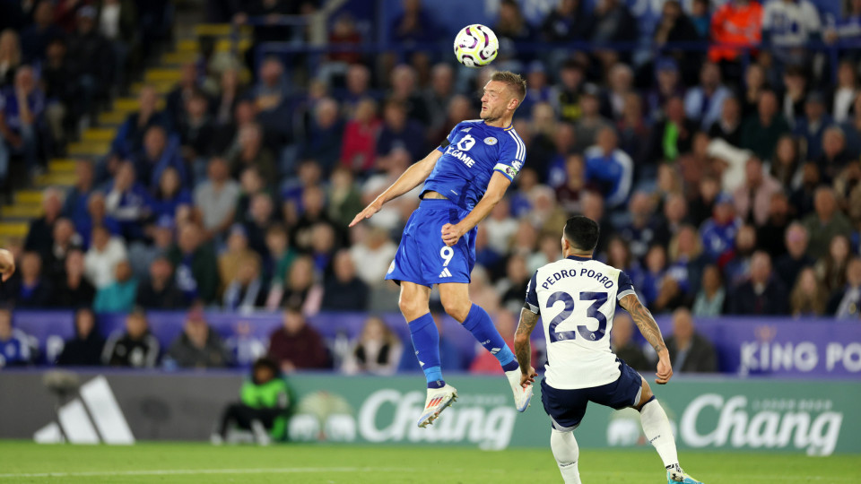 Porro teve 'power', mas 'King' Vardy brilhou. Spurs empatam em Leicester