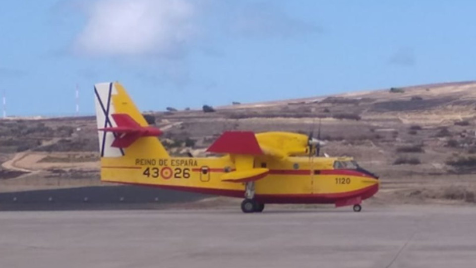 Aviões Canadair deverão atuar já hoje na cordilheira central na Madeira