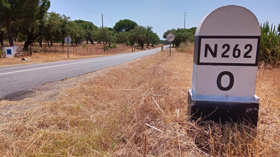 Colisão corta trânsito na Estrada Nacional 262 em Odemira