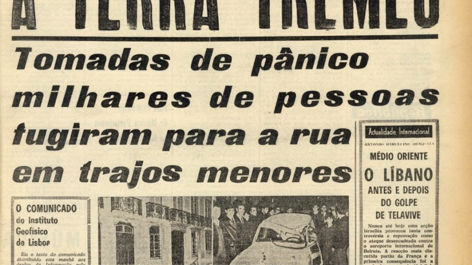 Sismo de 1969 durou 4 minutos e tinha magnitude de 7,9. Ainda se lembra?