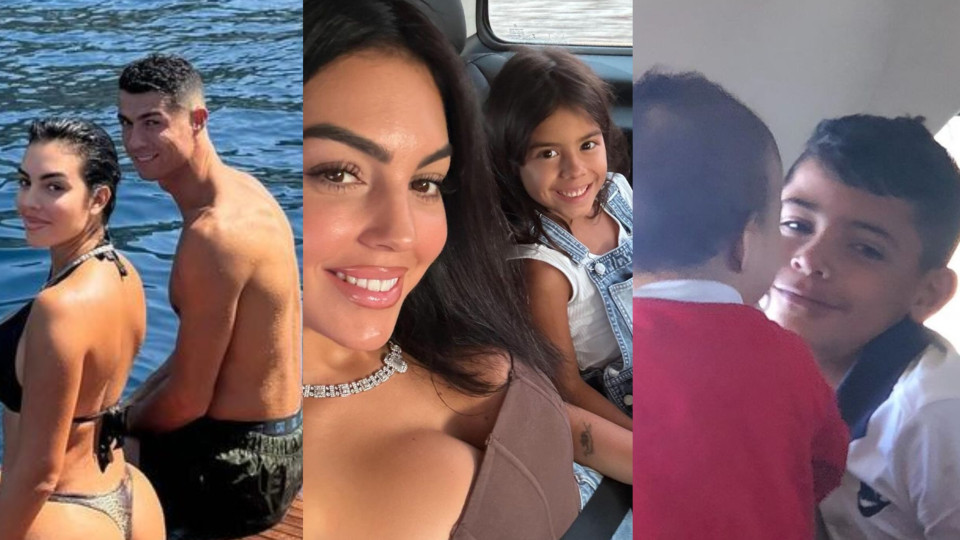 Georgina Rodríguez e as imagens em família pelo Mónaco