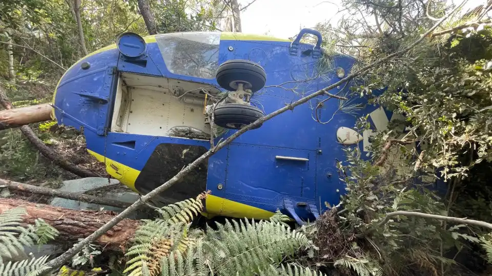 Trabalhos de remoção do helicóptero em Mondim de Basto começam às 13h30