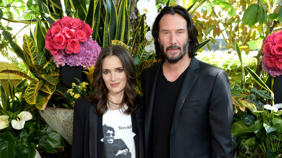 Winona Ryder e Keanu Reeves ainda se chamam marido e mulher