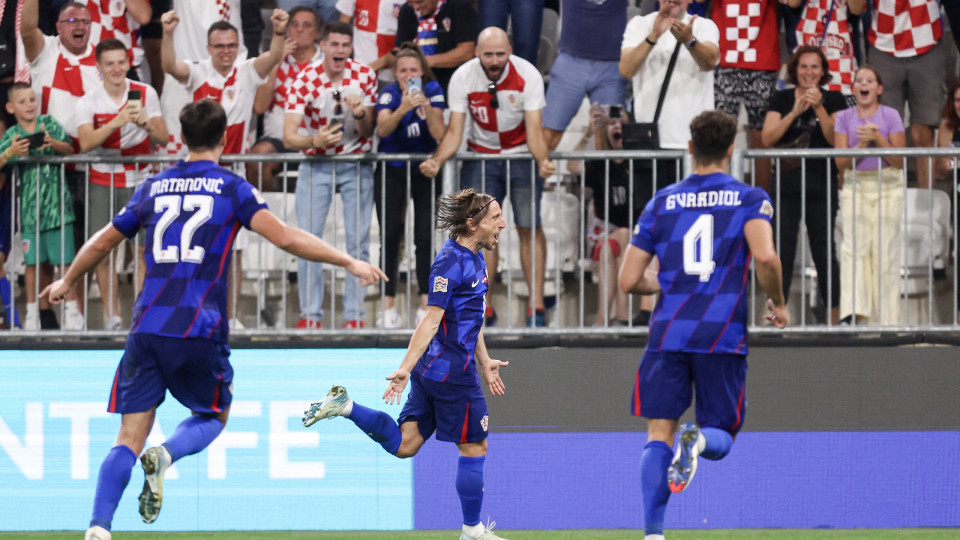 Inacreditável. Golaço de Luka Modric encaminha Croácia para a vitória