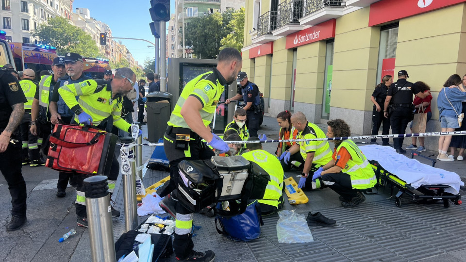 Quatro pessoas, incluindo bebé, atropeladas por carro-patrulha em Madrid