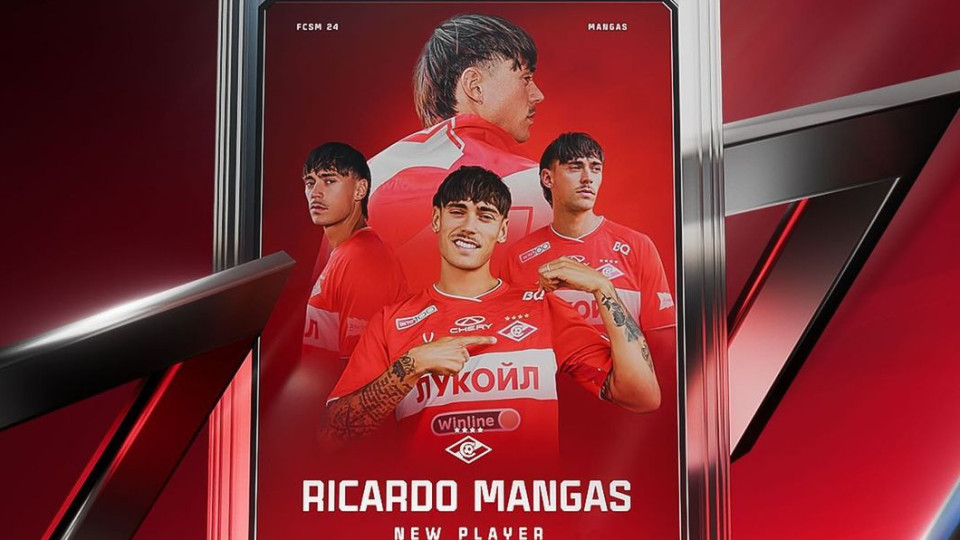 Oficial: Ricardo Mangas deixa Vitória SC e muda-se para a Rússia