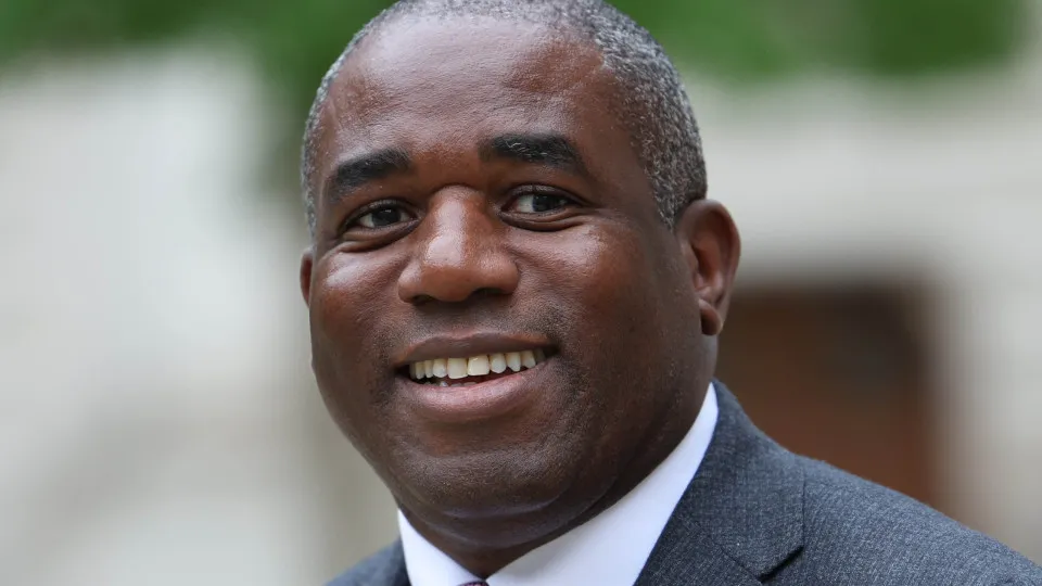 Ministro dos Negócios Estrangeiros, Reino Unido, David Lammy,