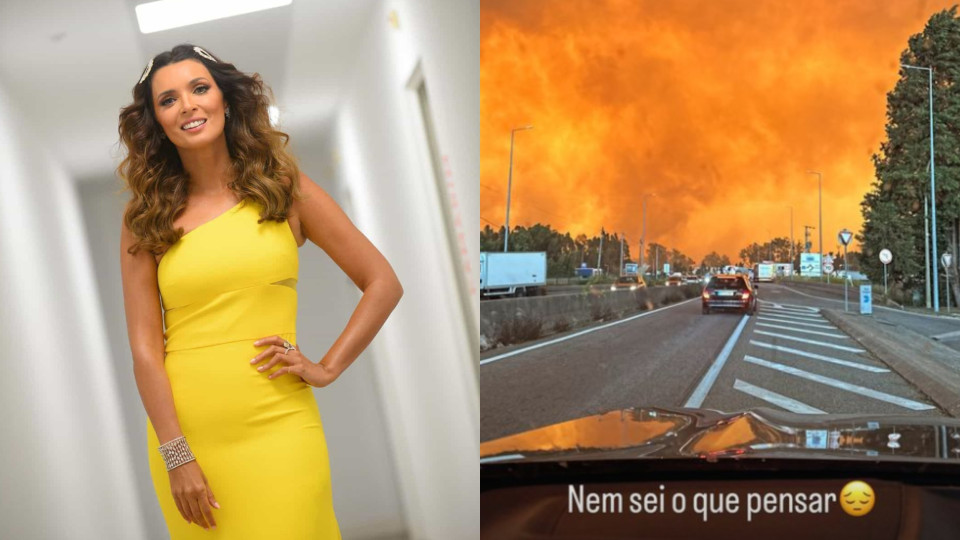 Maria Cerqueira Gomes rodeada por incêndio em Albergaria-a-Velha