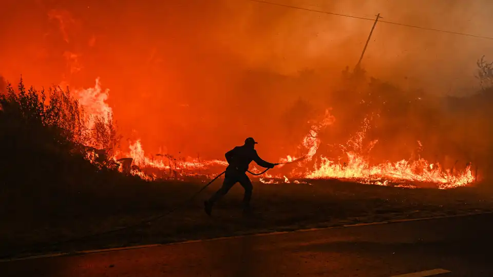 Reativação no fogo de Vreia de Jales em Vila Pouca de Aguiar