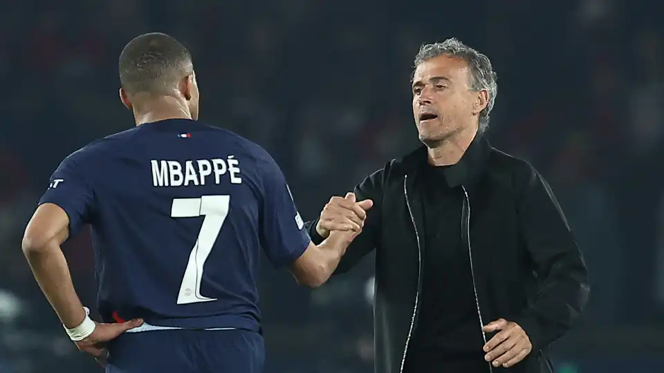 Luis Enrique não esquece Mbappé: "Pena que tenha ido para o Real Madrid"