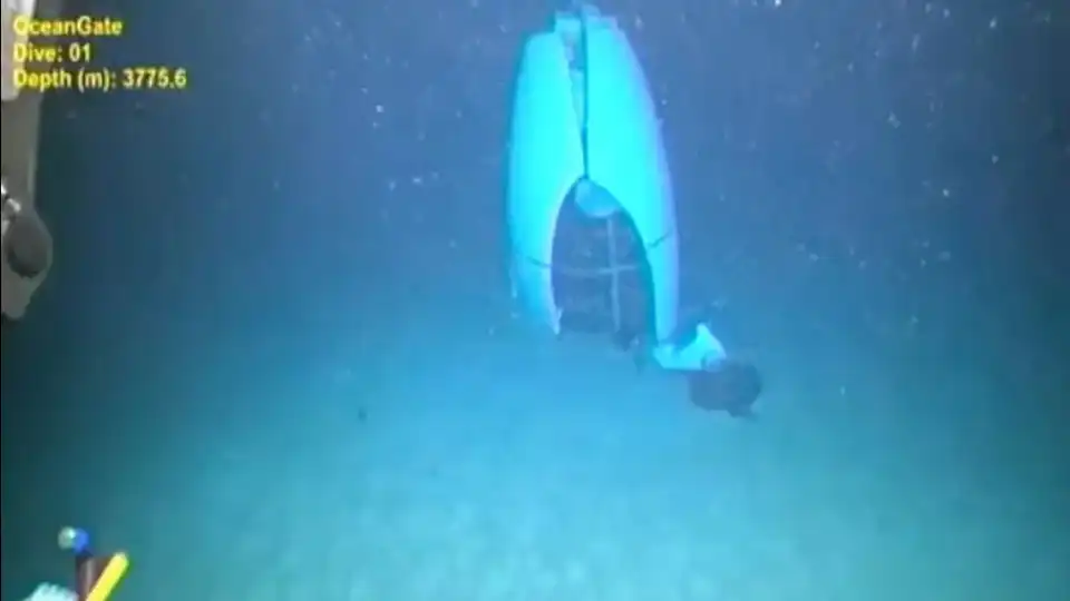 Guarda Costeira dos EUA revela vídeo dos destroços do submarino Titan