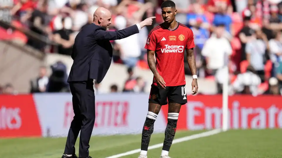 Ten Hag visa Rashford: "Quando o teu estilo de vida..."