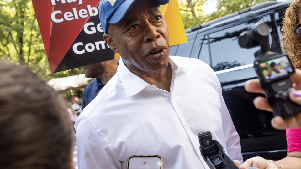 Presidente da Câmara de Nova Iorque, Eric Adams