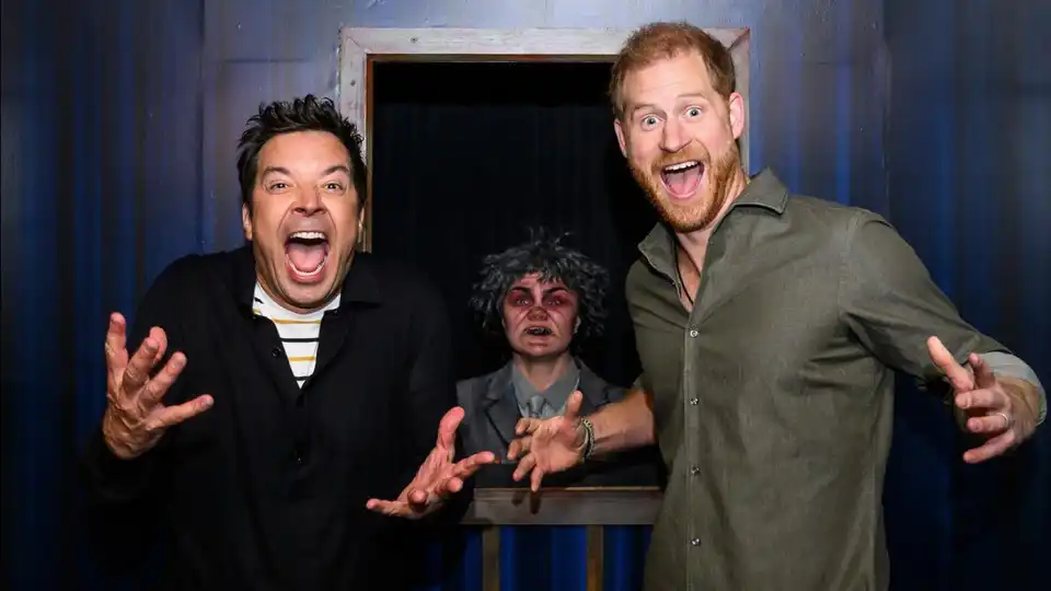 Príncipe Harry vive experiência assombrada com Jimmy Fallon