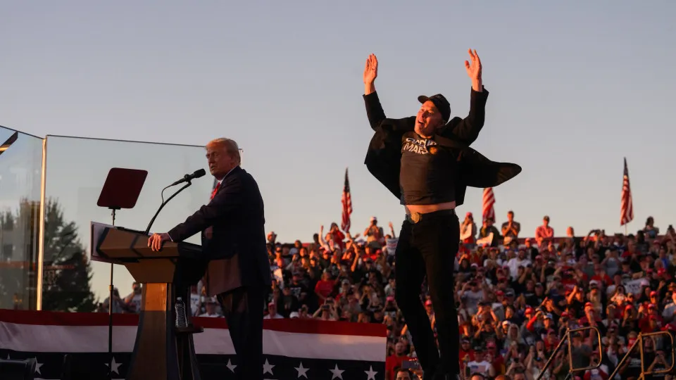 trump, elon musk