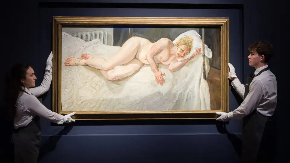 Nu de Lucian Freud leiloado por mais de 16 milhões de euros em Londres