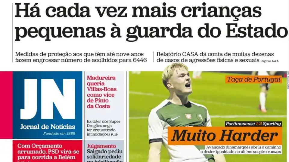 Hoje é notícia: Mais crianças à guarda do Estado; 200 milhões para bancos