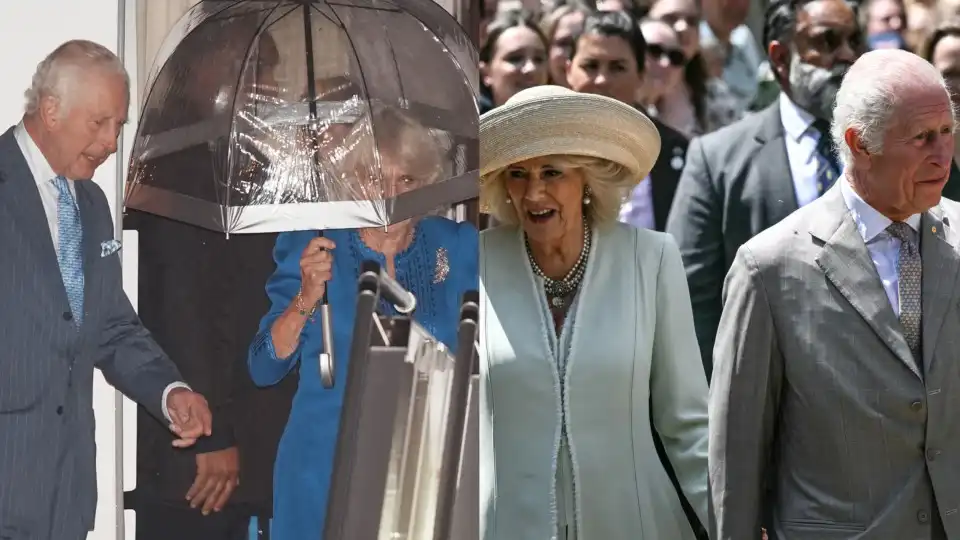 O início da visita do rei Carlos III e Camilla à Austrália 