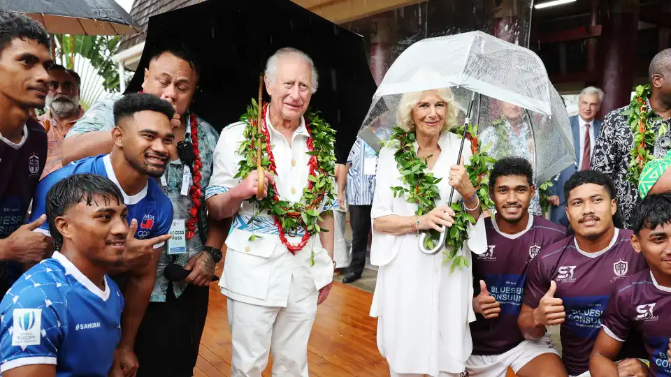 As imagens do segundo dia de Carlos III e Camilla em Samoa