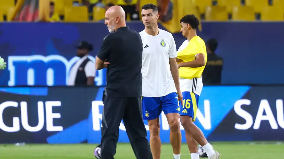 Stefano Pioli prescindiu de Cristiano Ronaldo e explicou: "Só eu sei..."