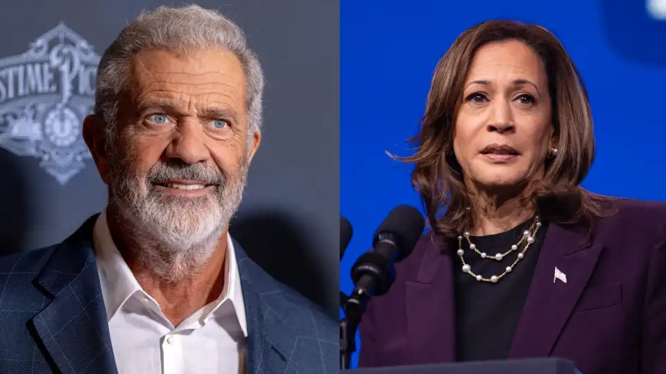 Mel Gibson declara apoio a Trump e diz que Kamala tem QI "de uma cerca"