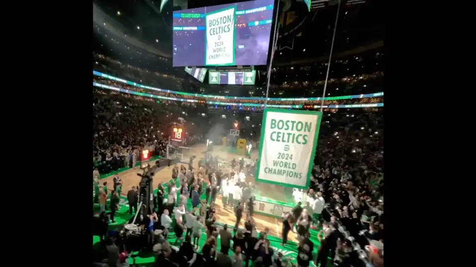 Afinal, como é assistir a um jogo da NBA? O vídeo viral dos Celtics